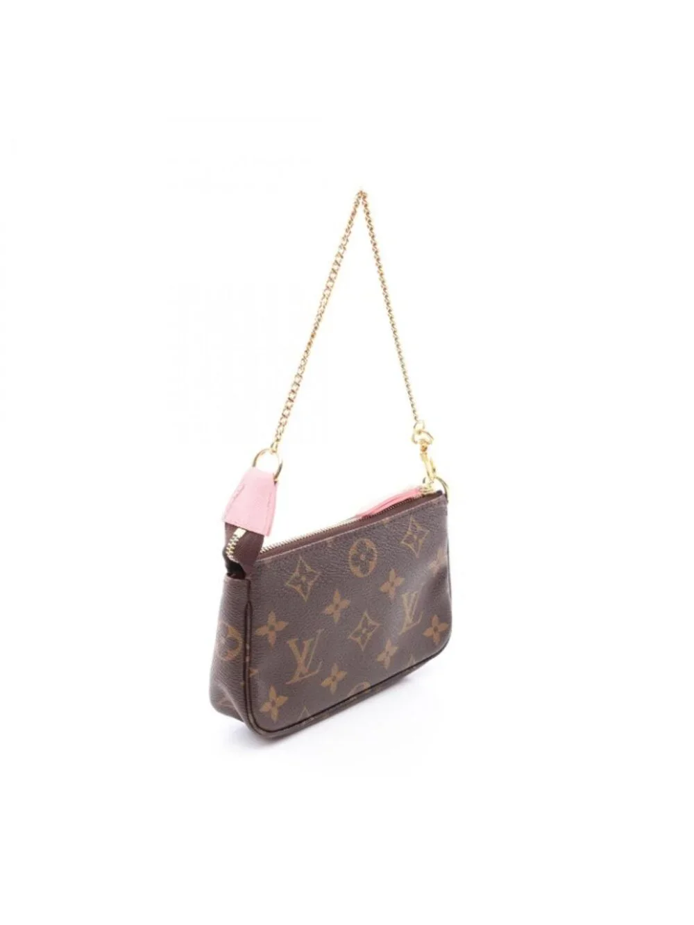 Louis Vuitton Handbag Mini Pochette Accessory Soir Porter Line Canvas Leather